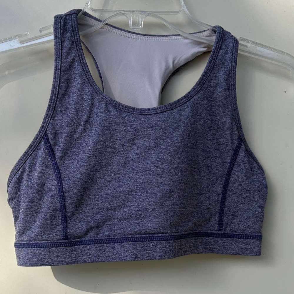 senita athletics Heather Gray Sports Bra